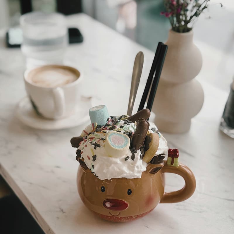 Cosy morning coffee